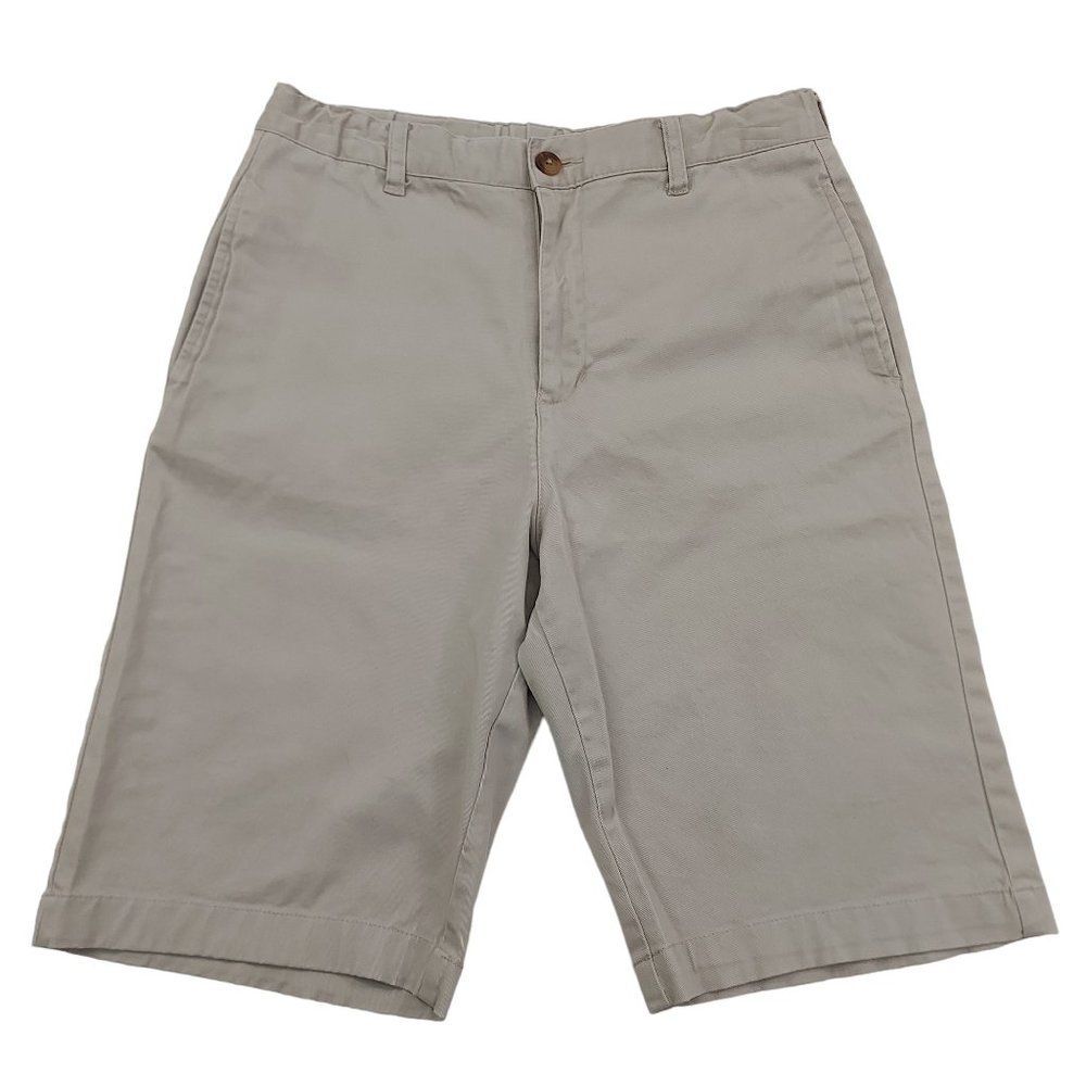 Wonder Nation Youth Juniors Casual Shorts 20 Beige Flat Front Cotton Blend